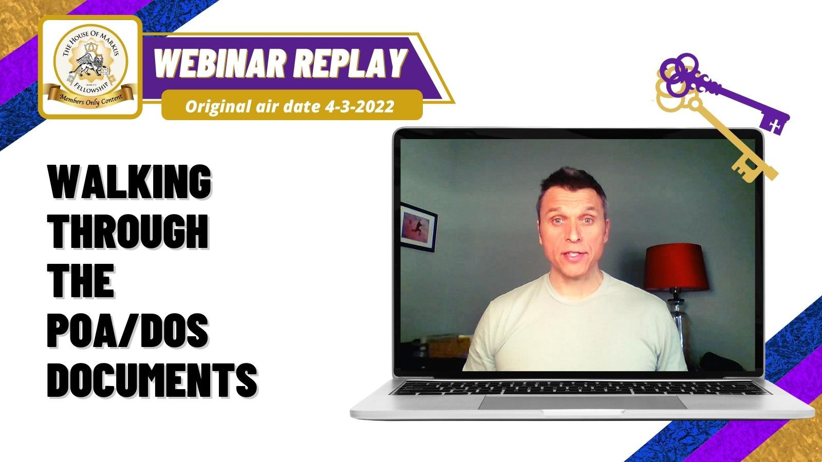 April 3, 2022 POA/DOS Webinar Replay