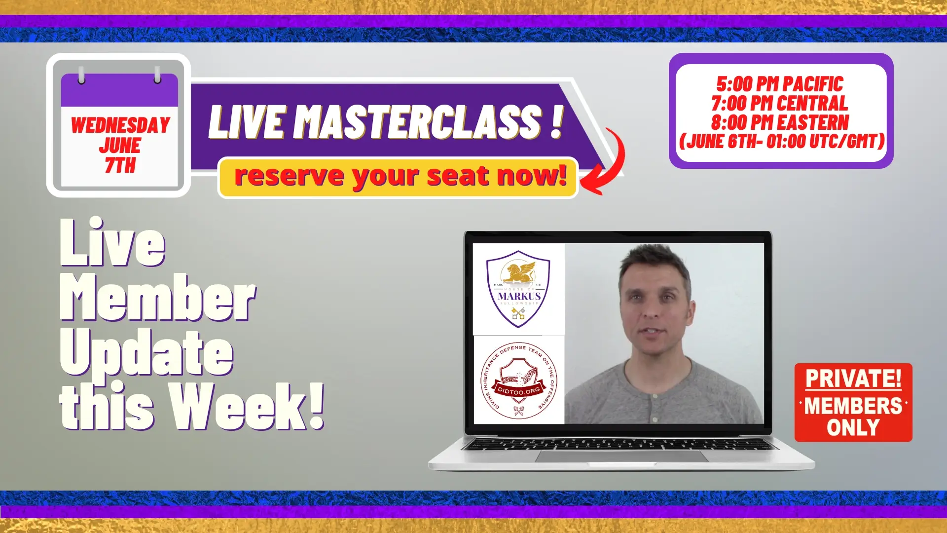 2023-05-31 Special Webinar - Member Update