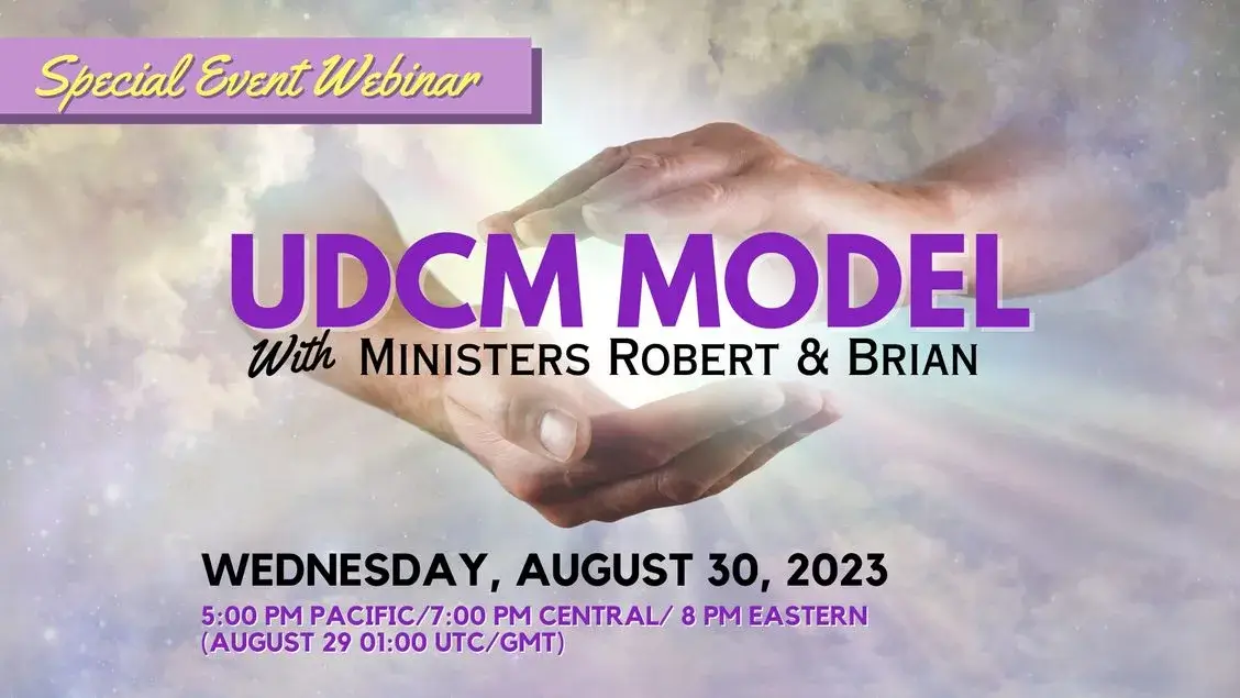 2023-08-30 Special Webinar - UDCM Model Explained