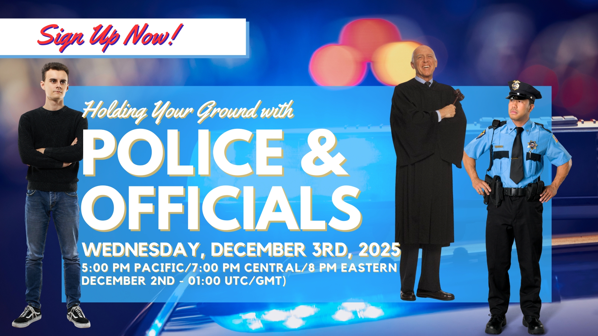 2025-12-03 Holding Your Ground with Police & Officials Bi-Monthly Members' Update and Q&A