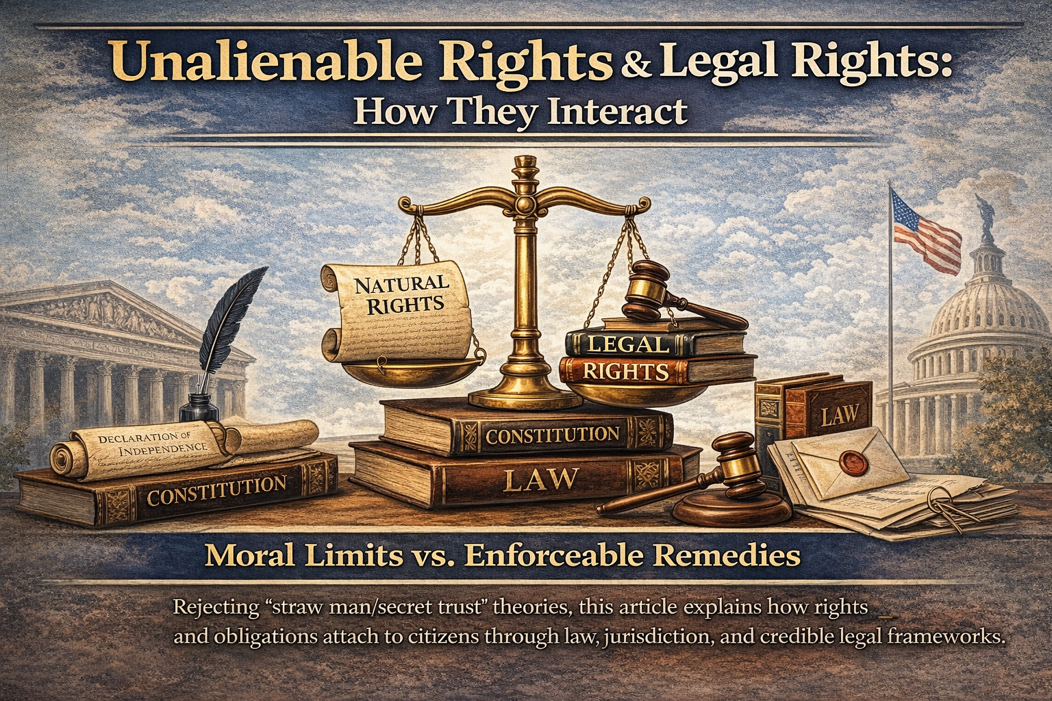 Unalieanable & Legal Rights; How They Interact