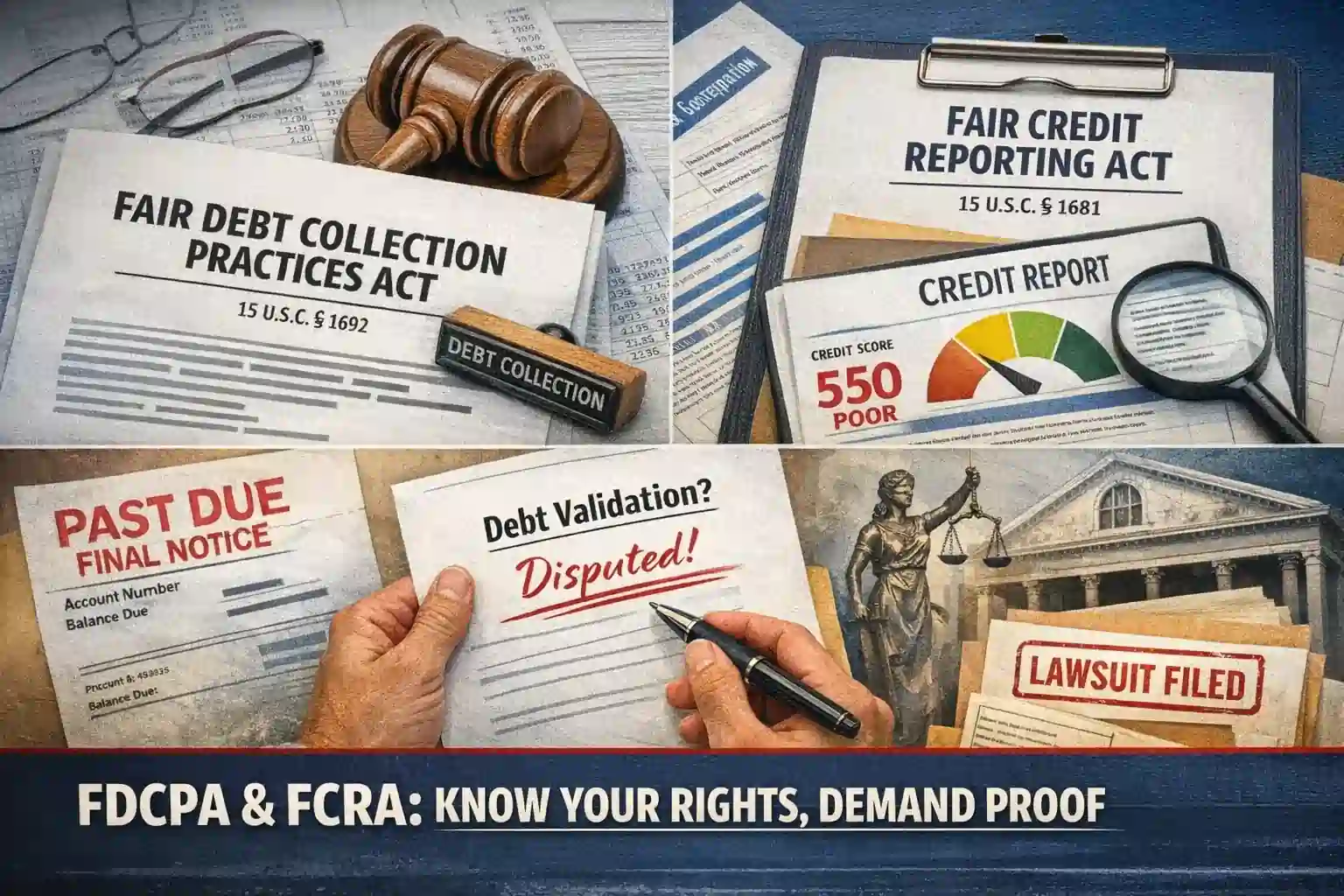 Debt Collection Credit Repair (FDCPA & FCRA) For HoMF Members