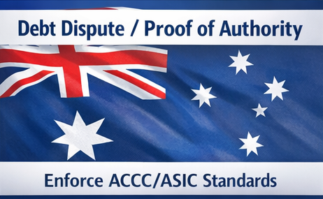 Unsecured Debt Dispute Letter - NZ