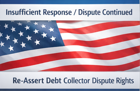 Insufficient Response by Debt Collector - USA