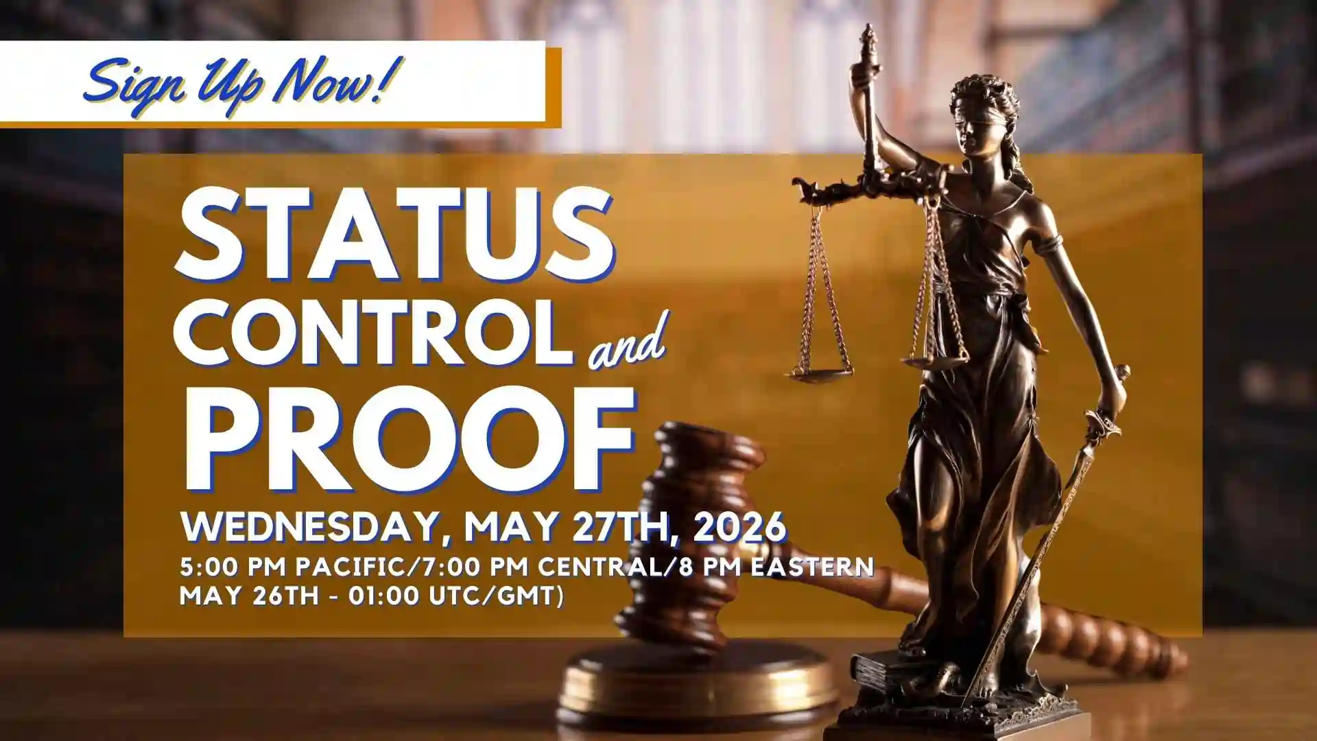 2026-05-27 Status, Control, & Proof